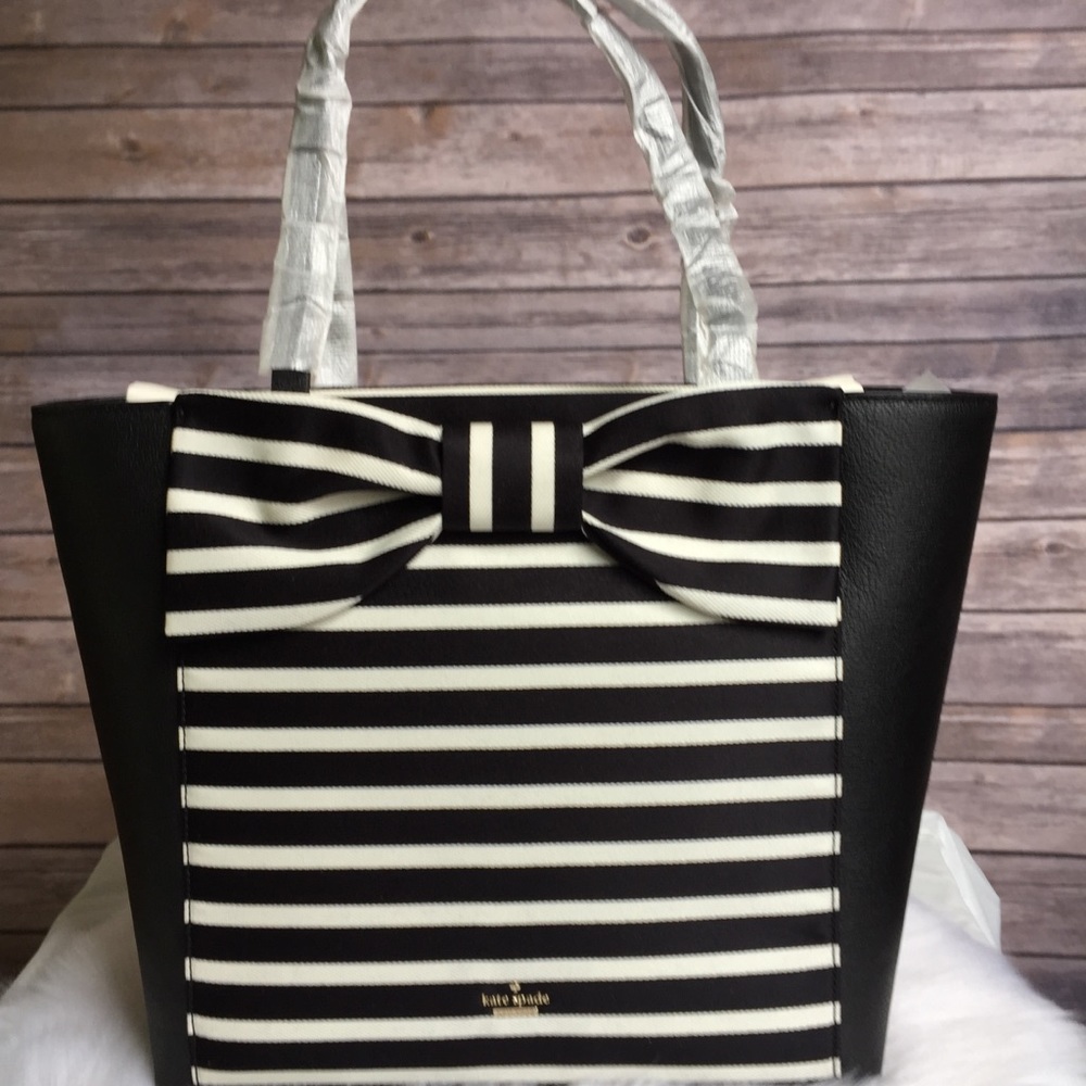 Kate spade olive drive Savannah bow tote satchel - Picture 3 of 8
